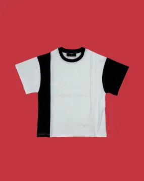 10Y - Block T-shirt in Black/White Sample