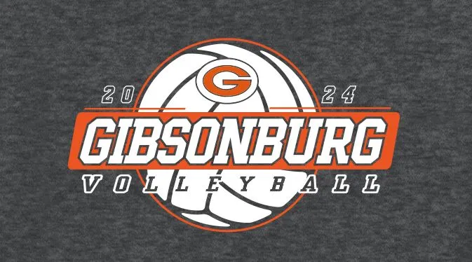 2024 Gibsonburg Volleyball Basic Long Sleeve T-Shirt DESIGN 1