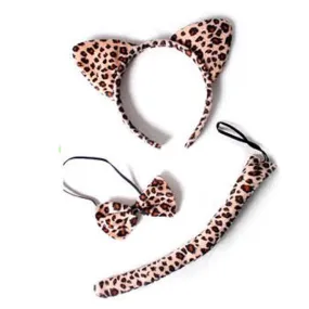 3pc Animal Dress Up Set - Leopard
