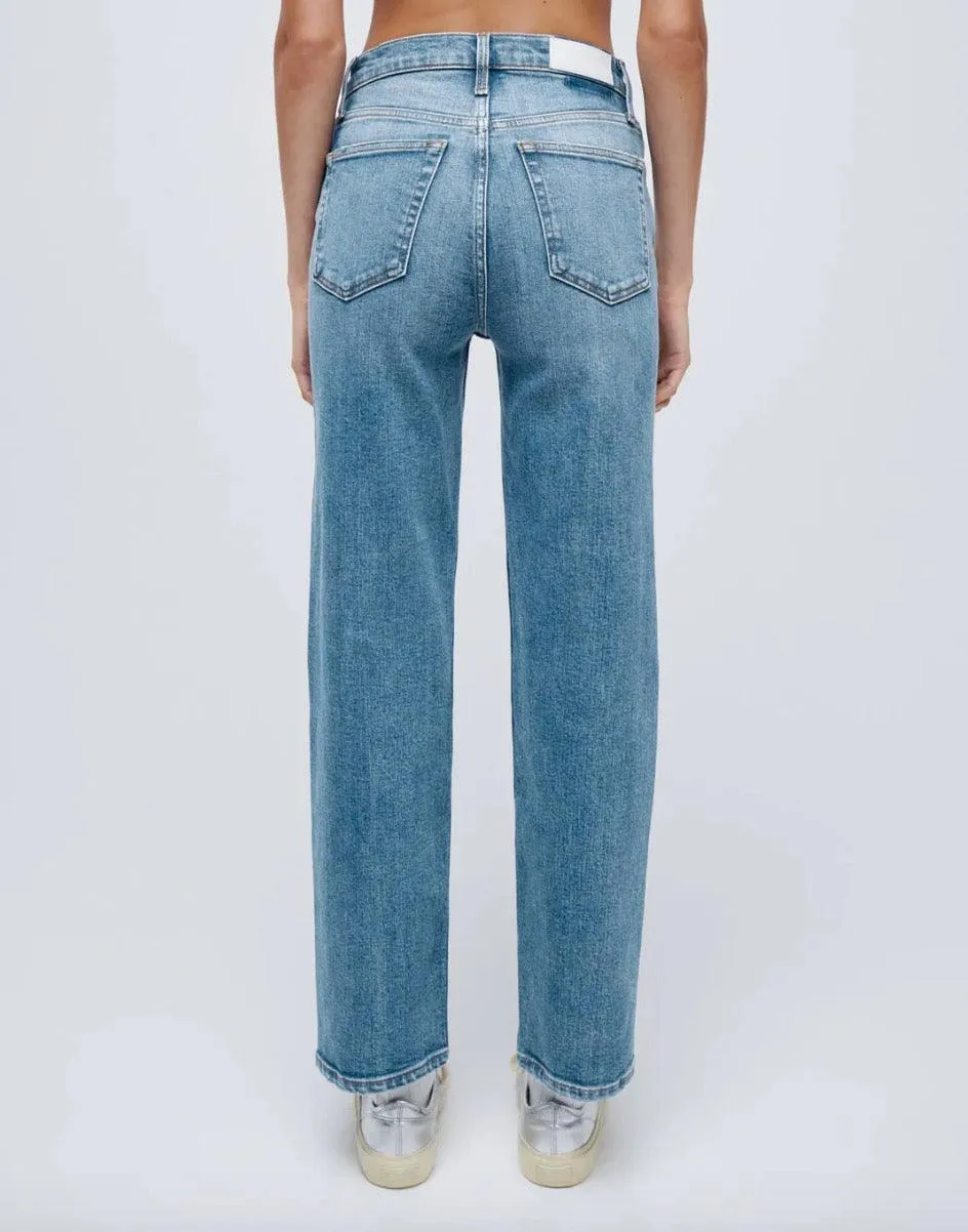 70s Stovepipe Classic Faded Blue Jeans