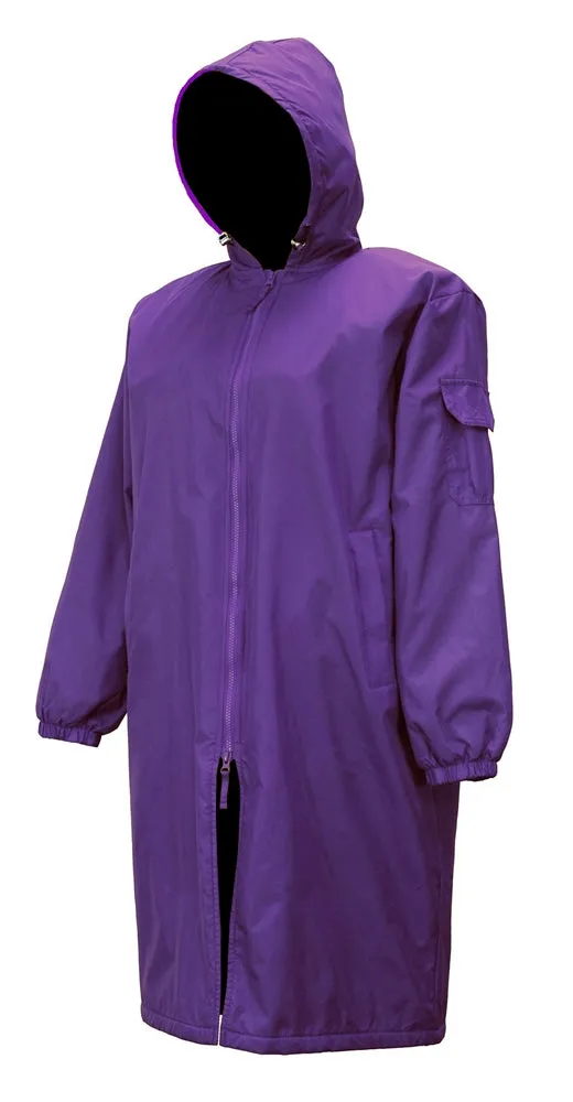 Adoretex Unisex Water Resistant Swim Parka for Adults and Kids Black Lining (PK005)
