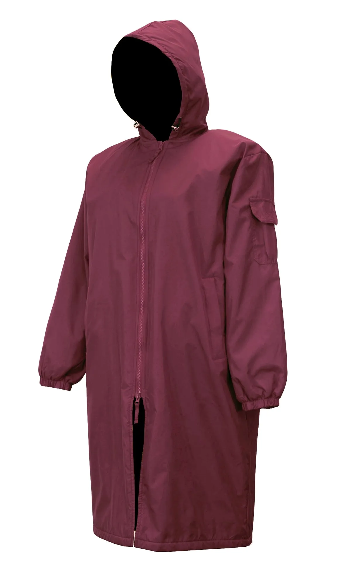 Adoretex Unisex Water Resistant Swim Parka for Adults and Kids Black Lining (PK005)