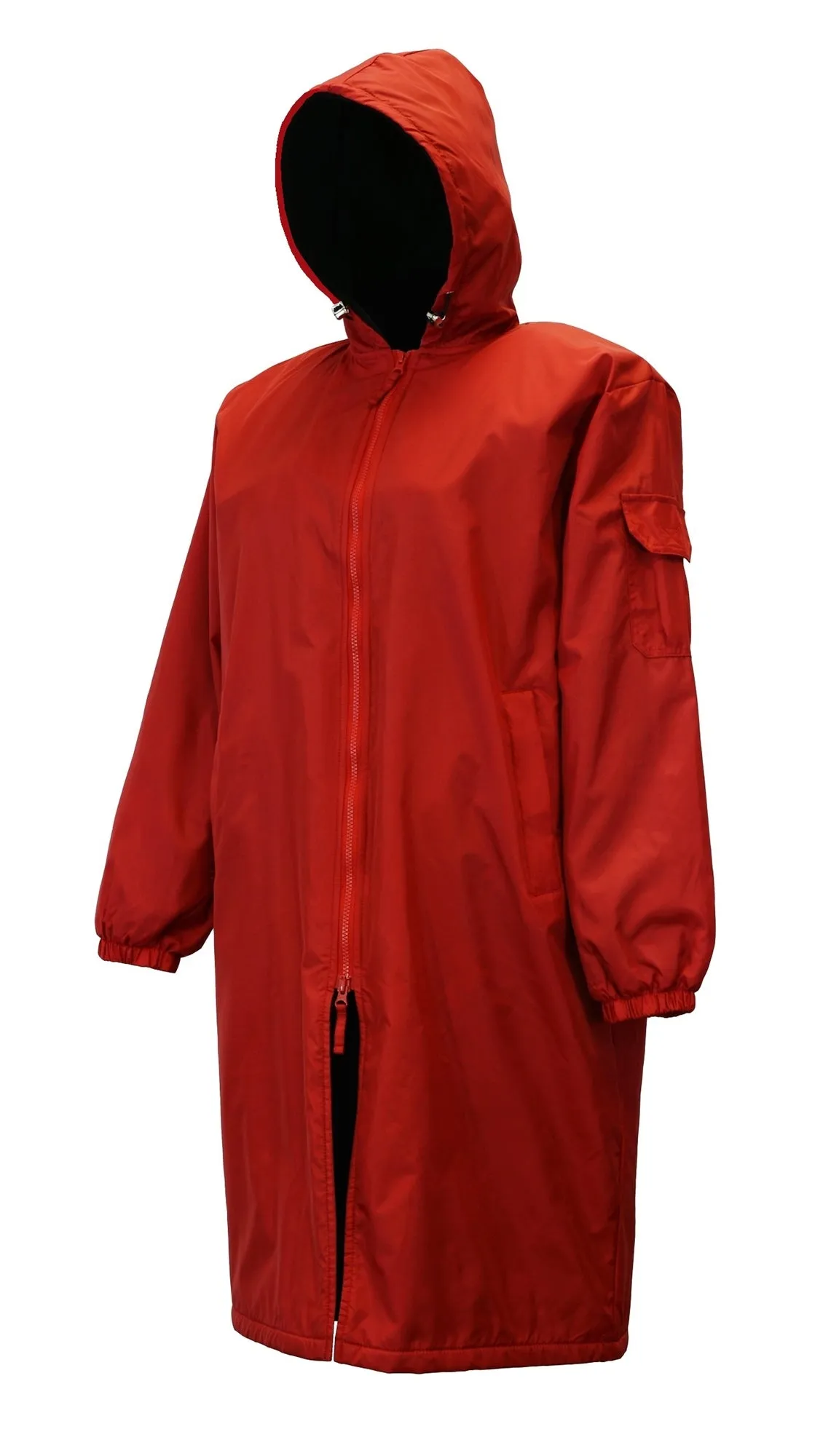 Adoretex Unisex Water Resistant Swim Parka for Adults and Kids Black Lining (PK005)