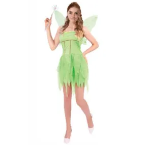 Adult Green Fairy Tinkerbell Style Costume
