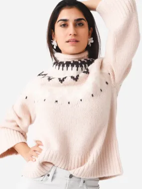 ALC Women's Ruby Fair Isle Turtleneck Sweater