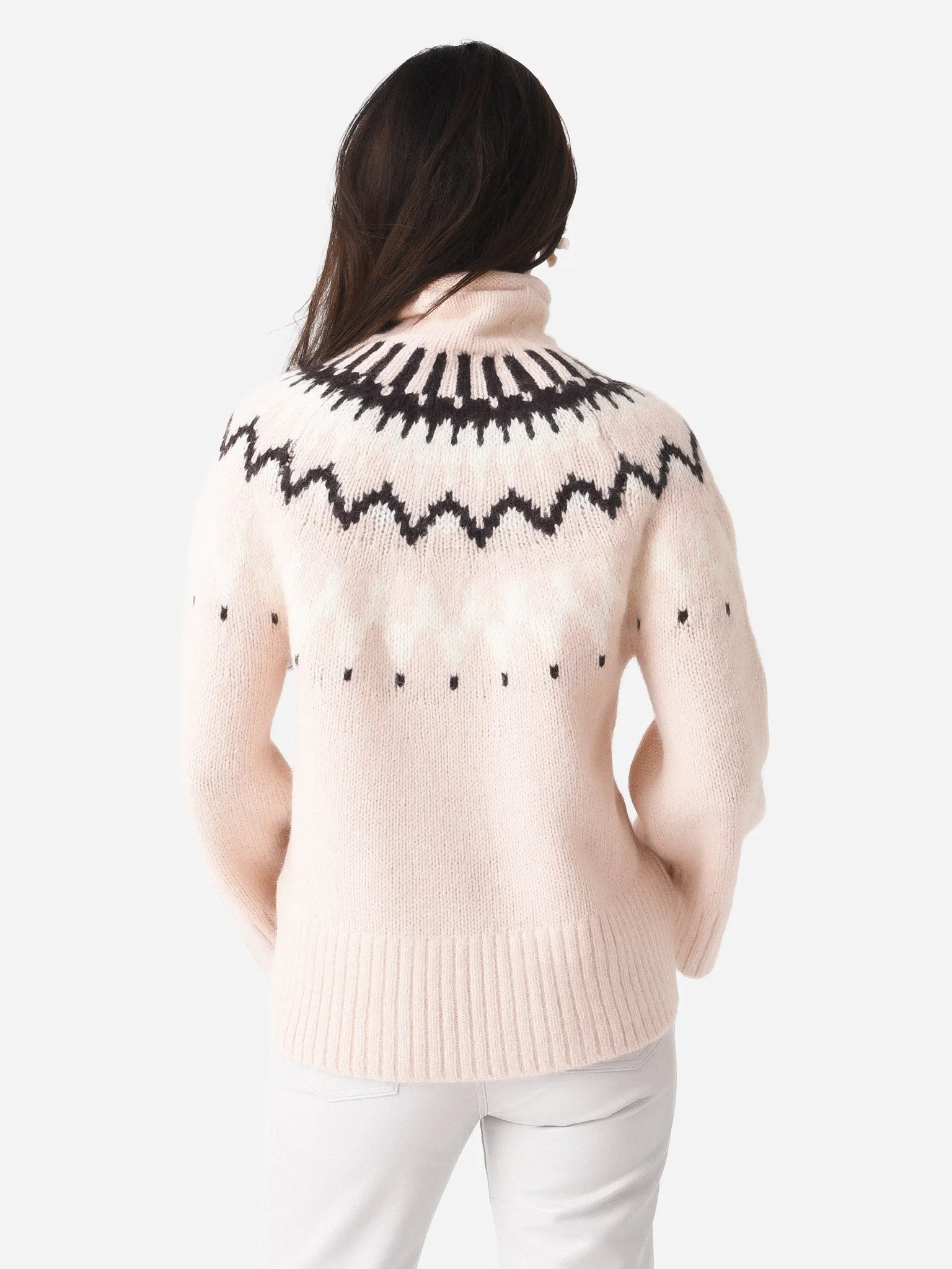 ALC Women's Ruby Fair Isle Turtleneck Sweater