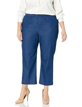Alfred Dunner Womens Plus Average Denim Jean, Denim, 20W