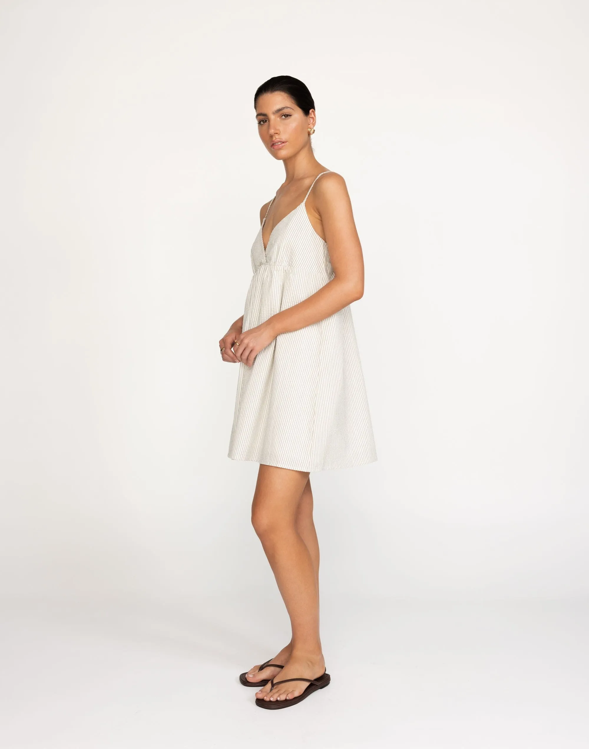 Ally Mini Dress (Stripe)