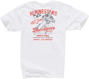 ALPINESTARS Speedway T-Shirt - White - Medium 12137260020M