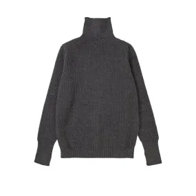 Andersen-Andersen Navy Turtleneck Grey