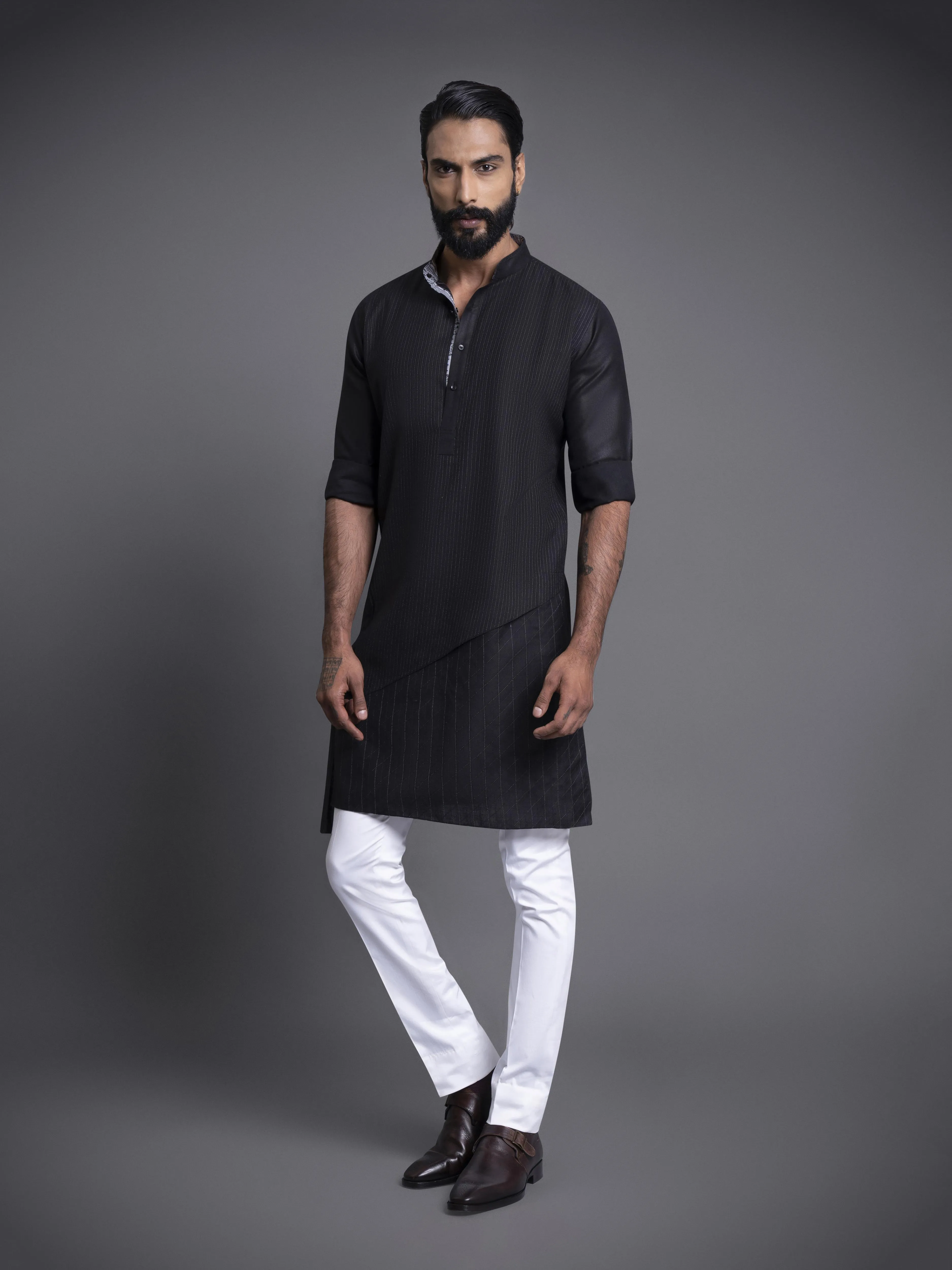 ASYMMETRIC LAYERED KURTA