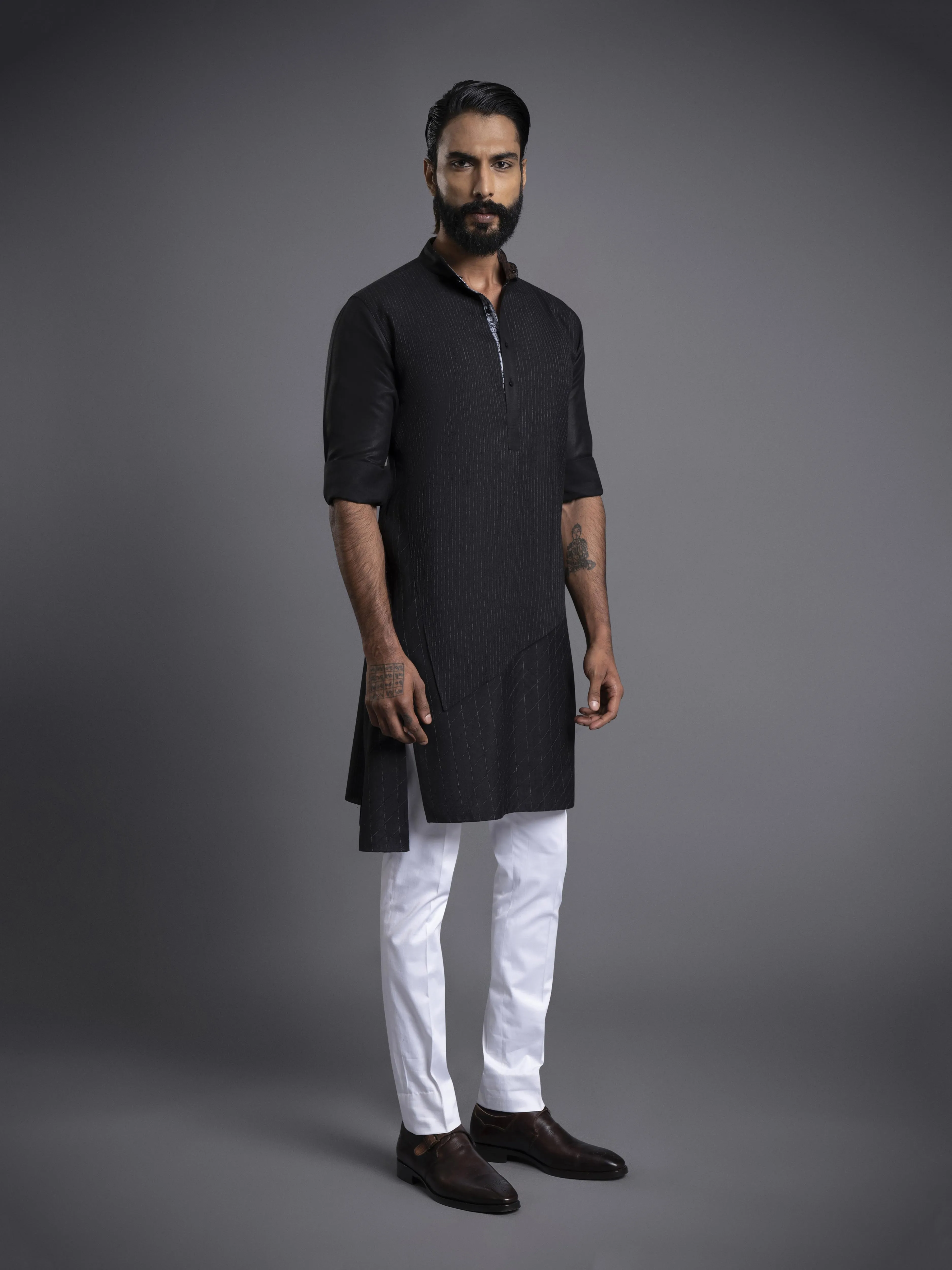 ASYMMETRIC LAYERED KURTA