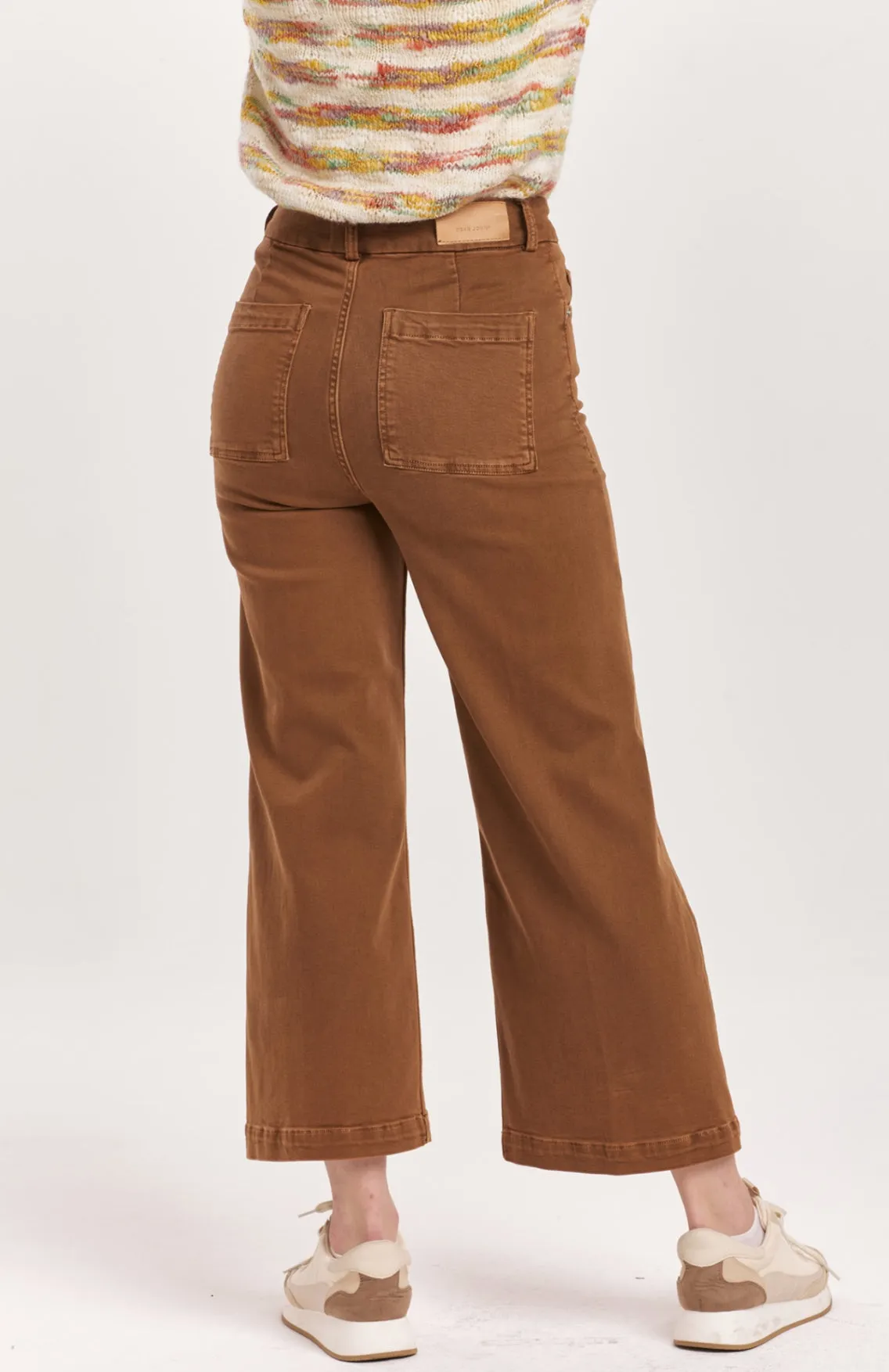 AUDREY  SUPER HIGH RISE CROPPED JEANS