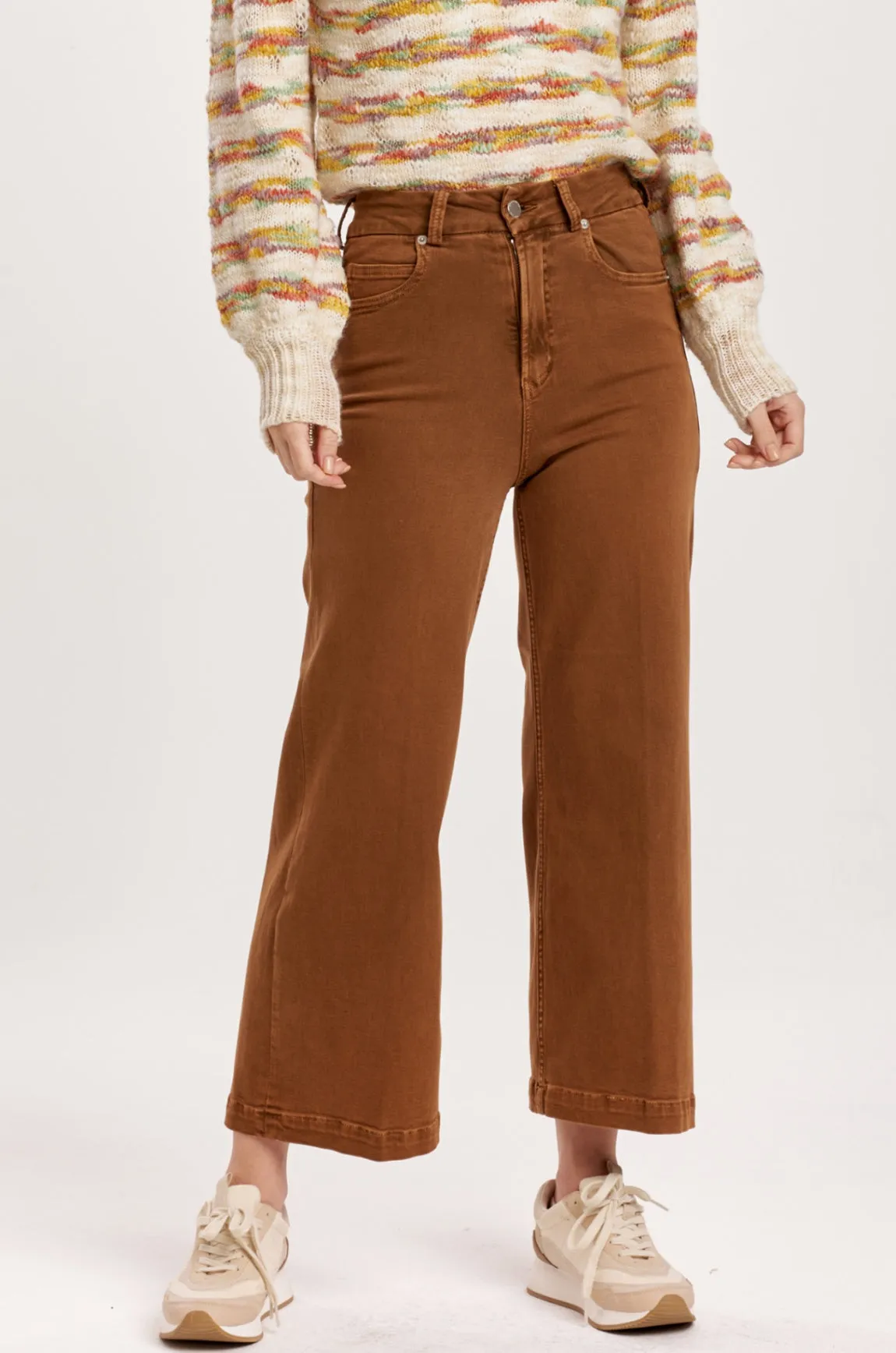 AUDREY  SUPER HIGH RISE CROPPED JEANS