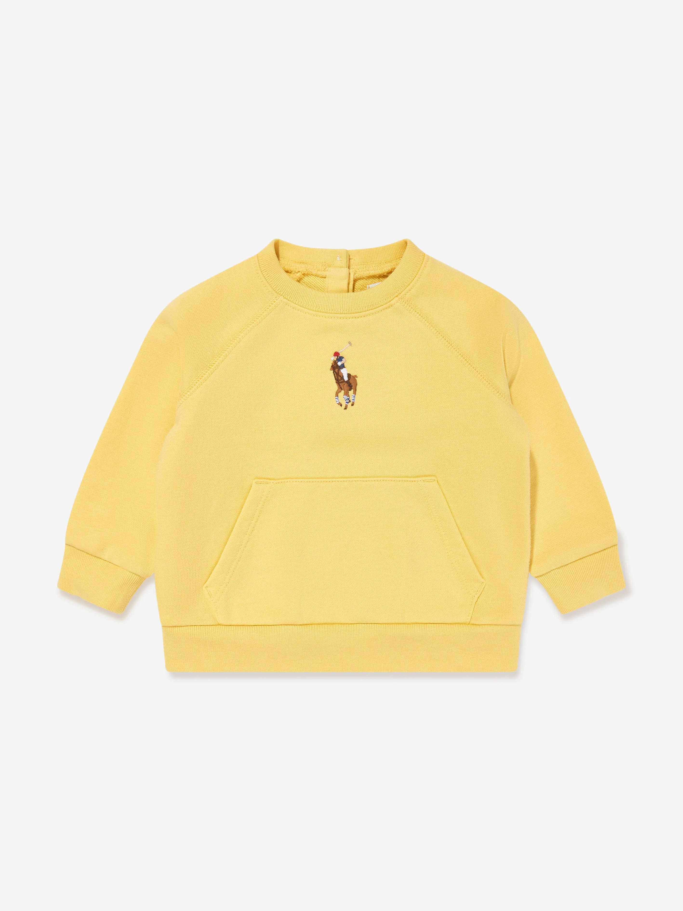 Baby Girls Logo Tracksuit in Yellow