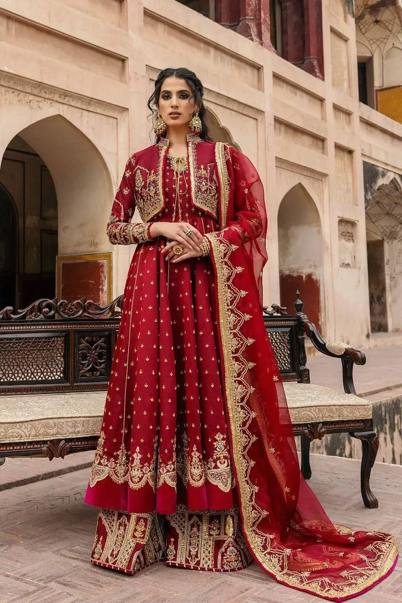 Basit Sipra - MUMTAZ MAHAL D04 - Silk & Organza - 3 Piece