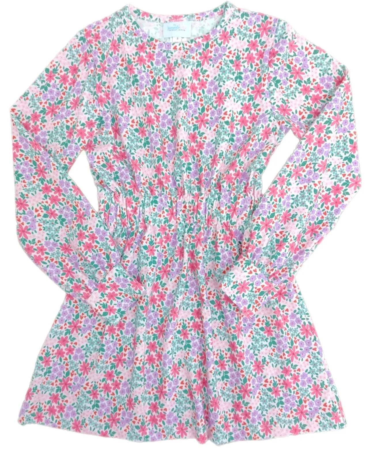 BE Elizabeth Bright Floral Pima Knit Dress