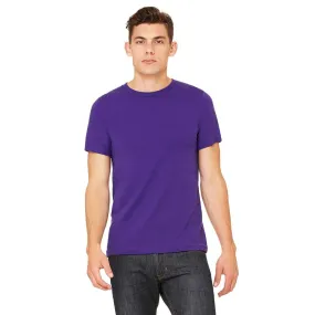 Bella   Canvas Unisex Team Purple Made in the USA Jersey Short-Sleeve T-Shirt