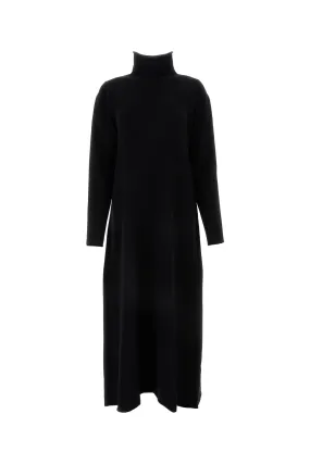Black cashmere sweater dress