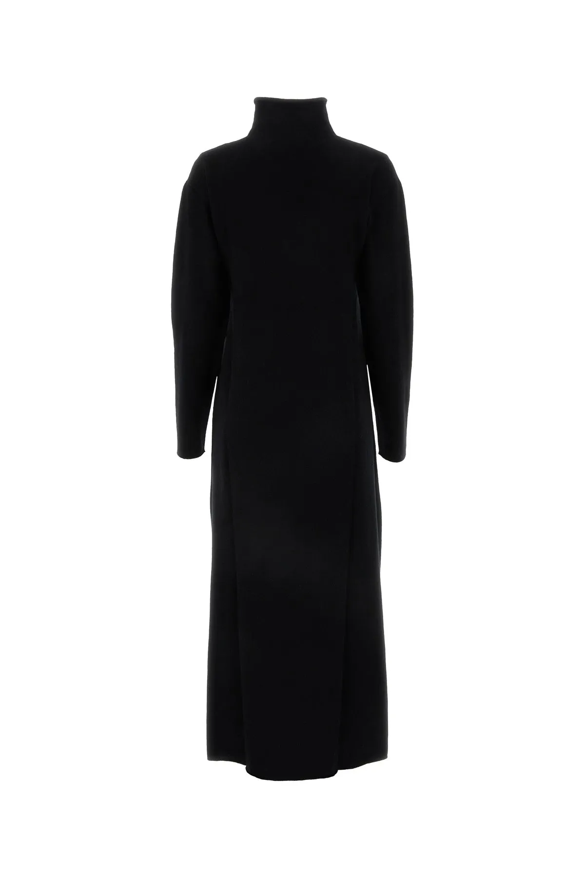 Black cashmere sweater dress