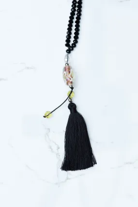 Black Tassel Necklace