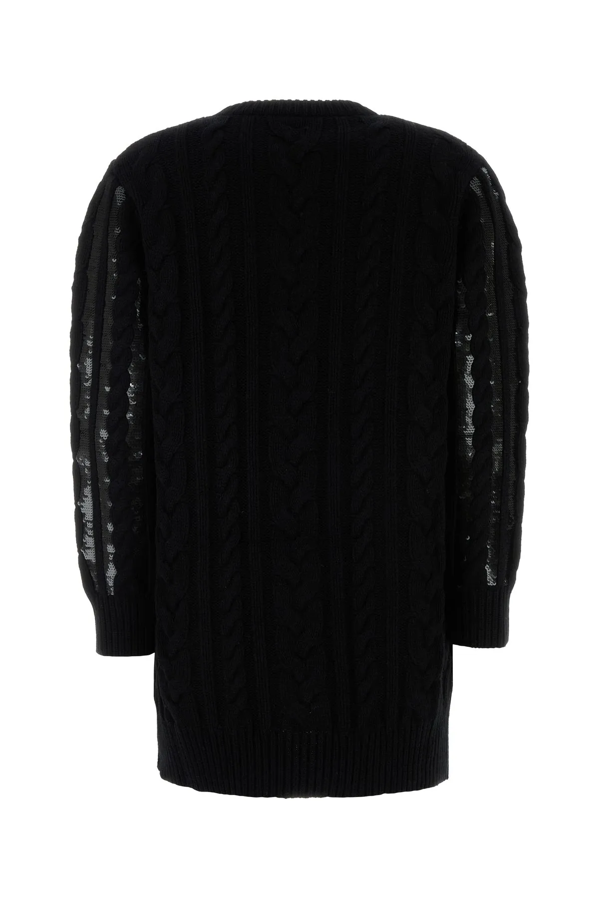 Black wool blend Mambo sweater dress