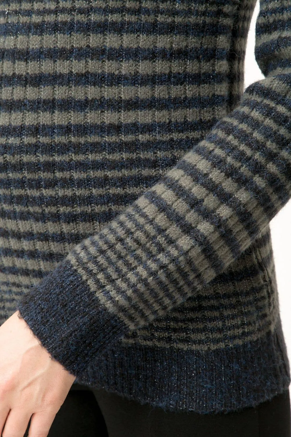 Blue & Grey Stripe Sweater