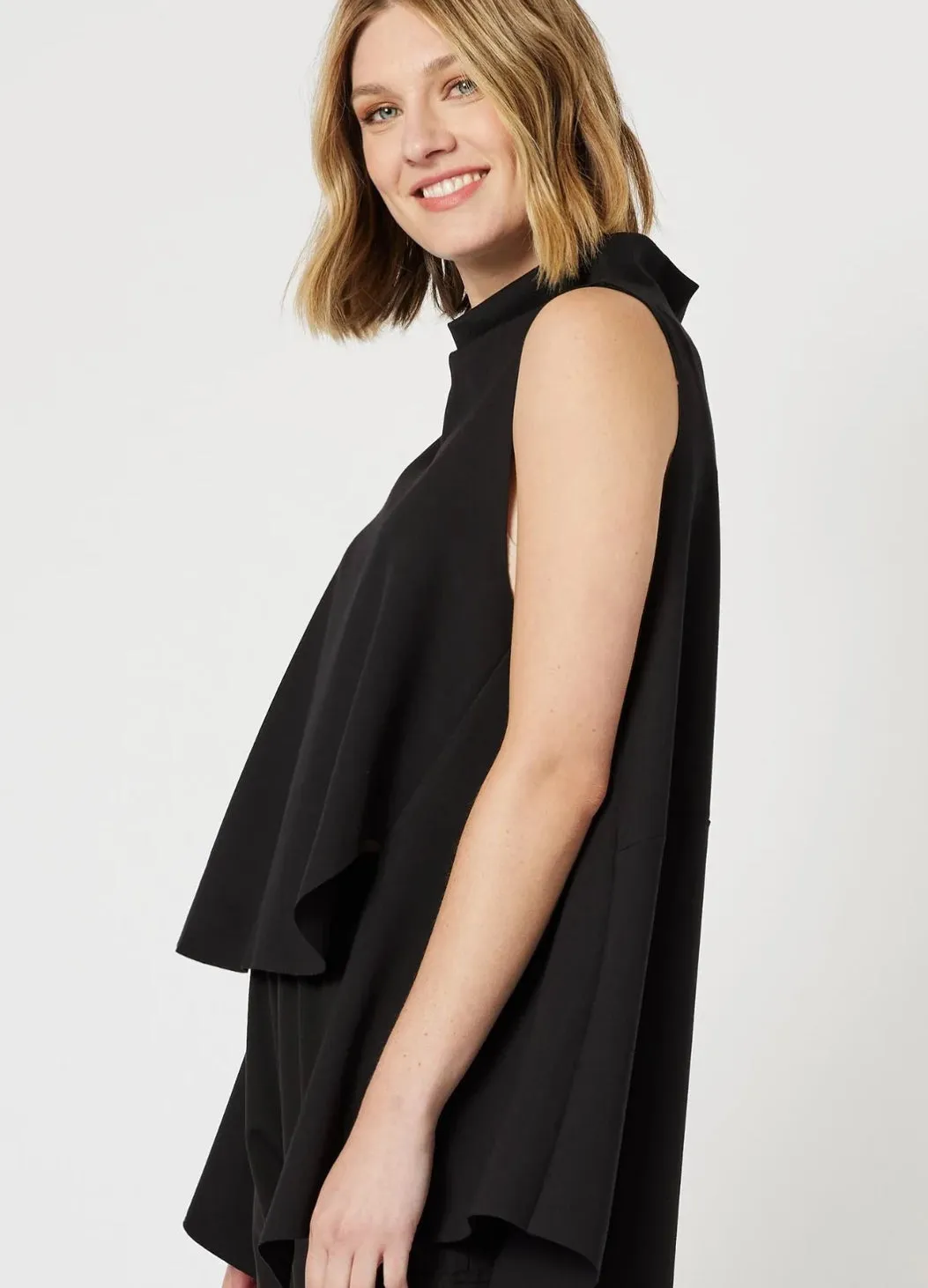 Cameron Layer Top - Black