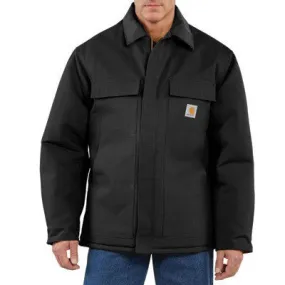 Carhartt 2X Tall Black Arctic Quilt-Lined 12 Ounce Cotton Duck Traditional Coat