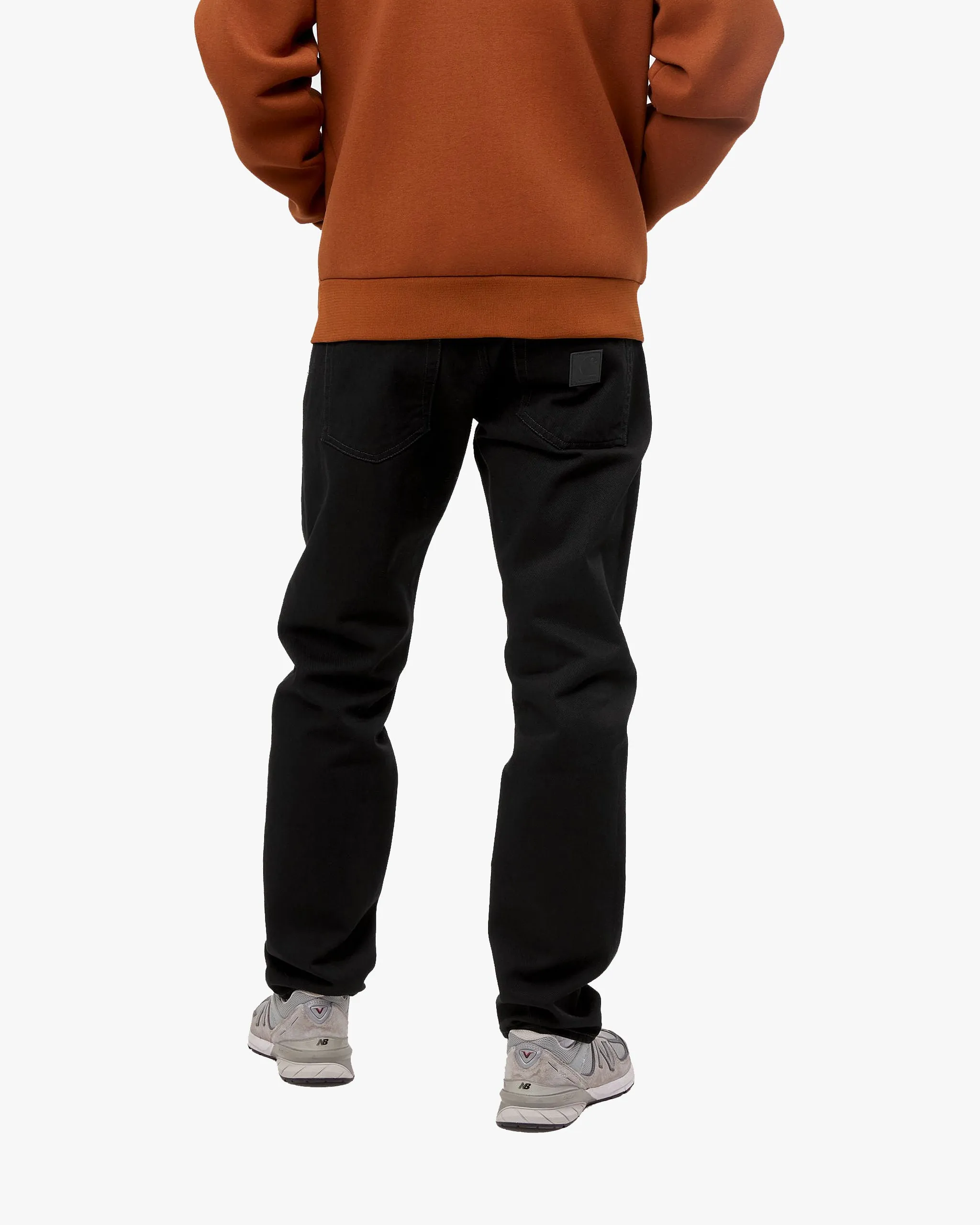 Carhartt WIP Klondike Pant Regular Tapered Mens Jeans - Black One Wash