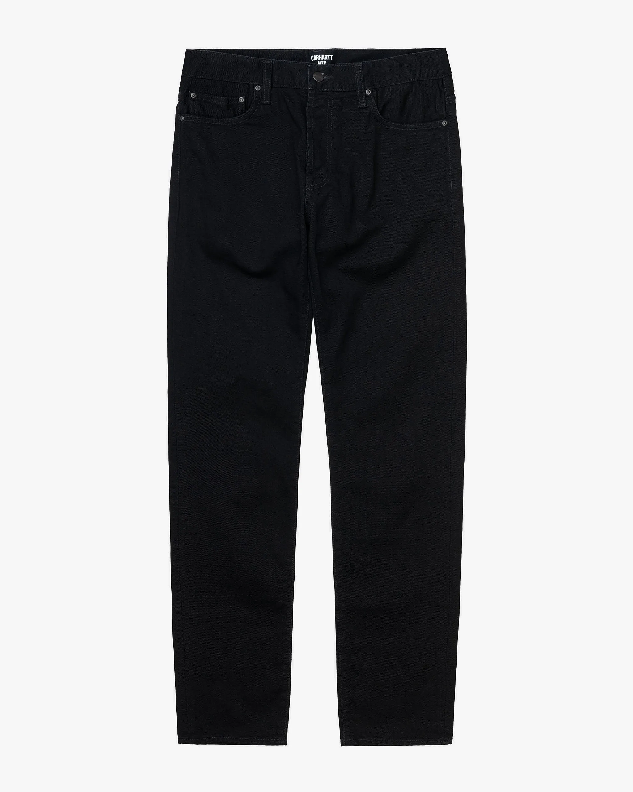 Carhartt WIP Klondike Pant Regular Tapered Mens Jeans - Black One Wash