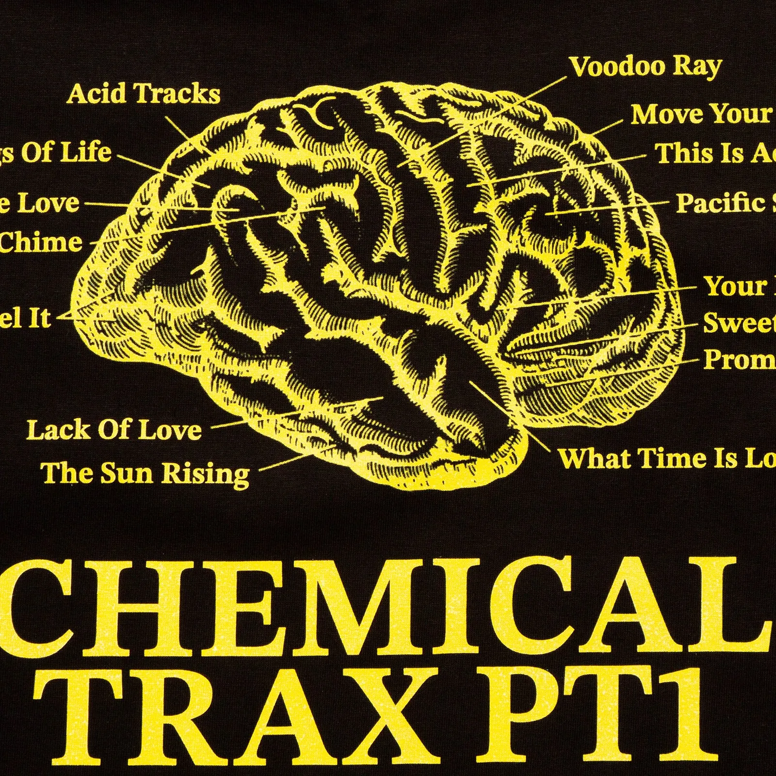 Chemical Trax PT1 Back Print - Tshirt - Black