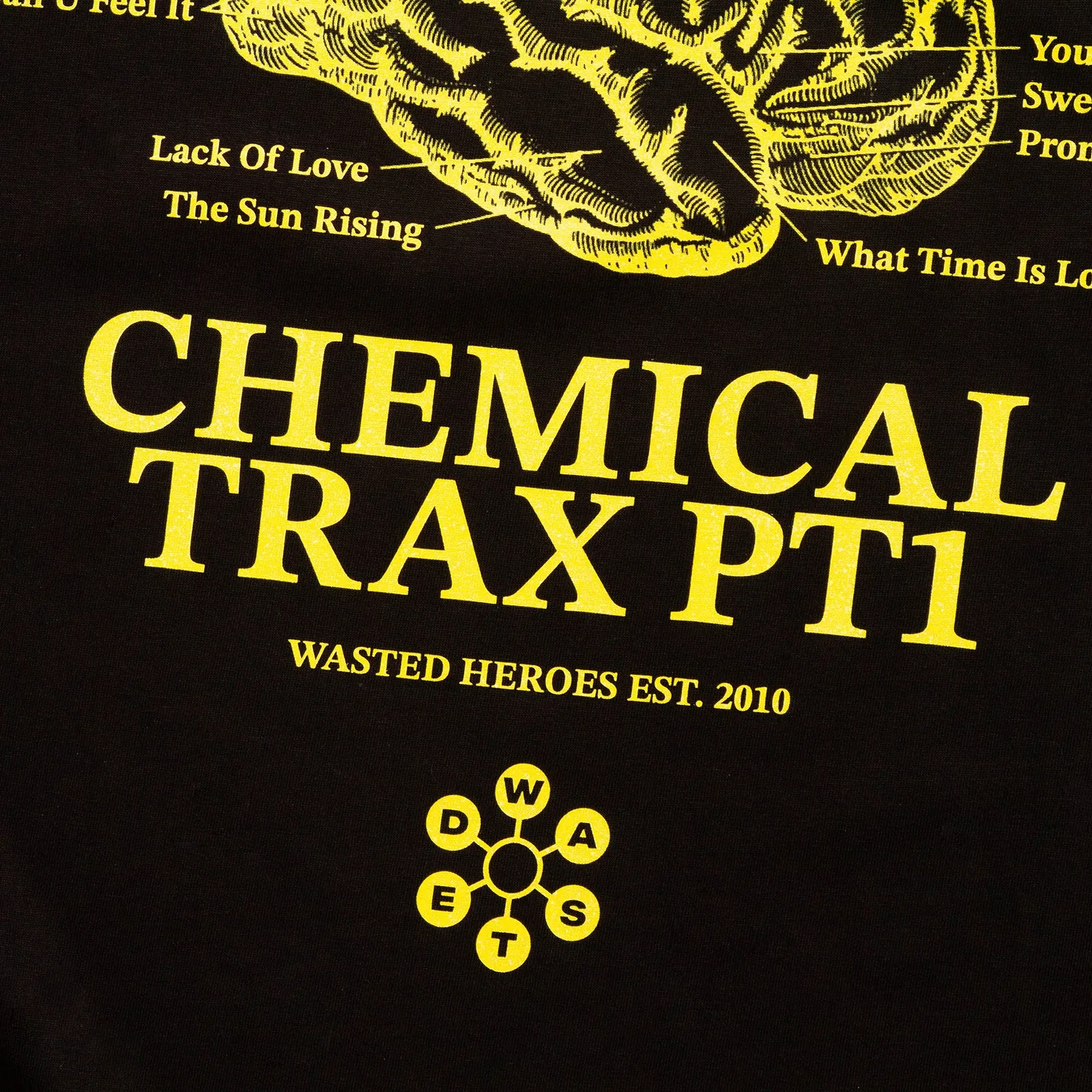 Chemical Trax PT1 Back Print - Tshirt - Black