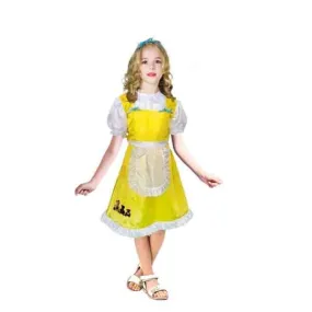 Children Storybook Goldilocks Gold Girl Costume