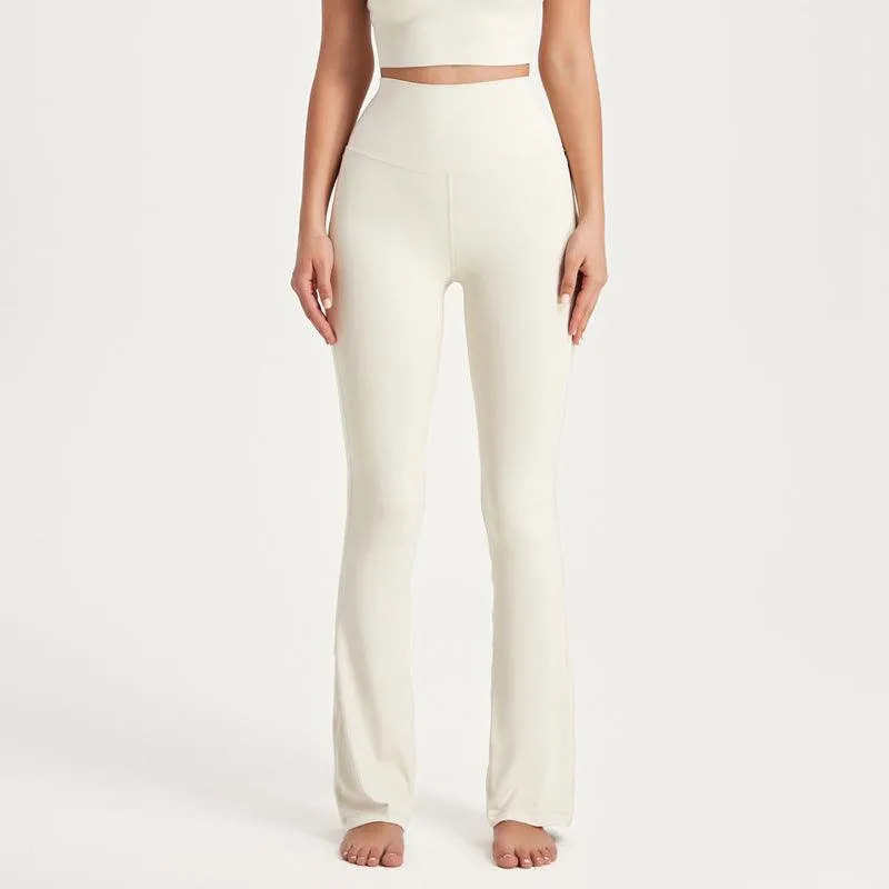 Coat High Waist Slimming Hip Raise Dance Sports Wide Legs Yoga Pants
