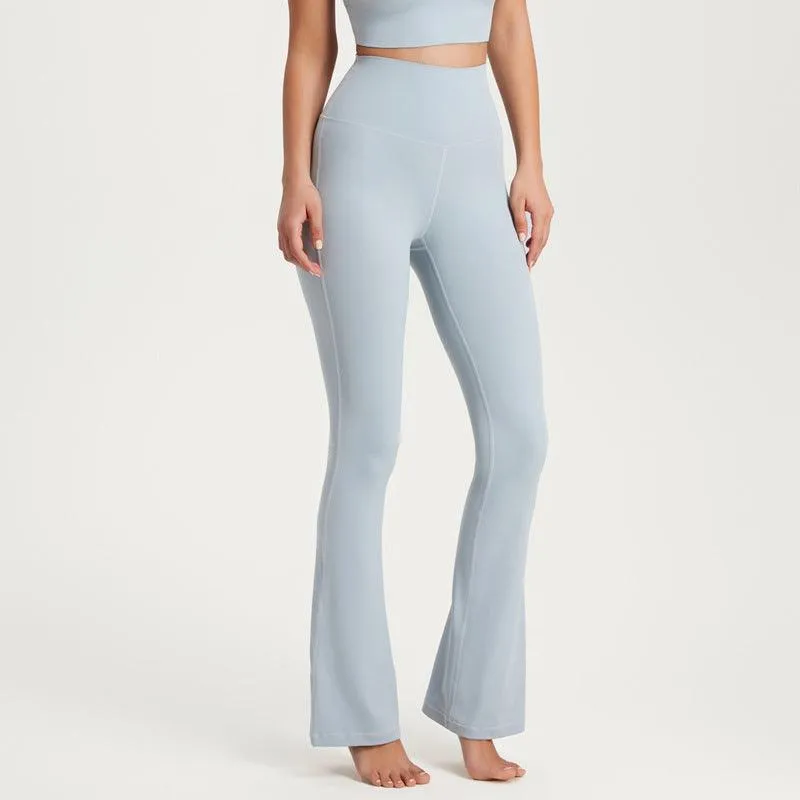 Coat High Waist Slimming Hip Raise Dance Sports Wide Legs Yoga Pants