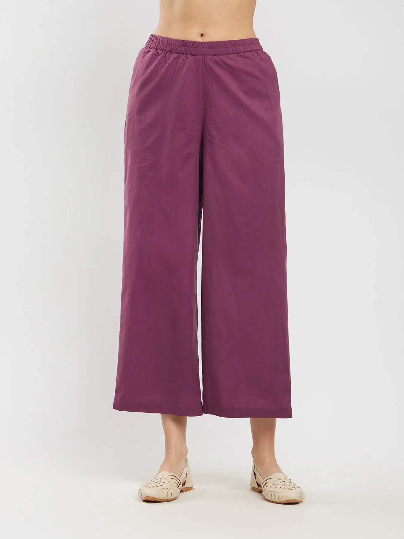 Cotton Dabu Polka Wrap Kurta Set - Burgundy