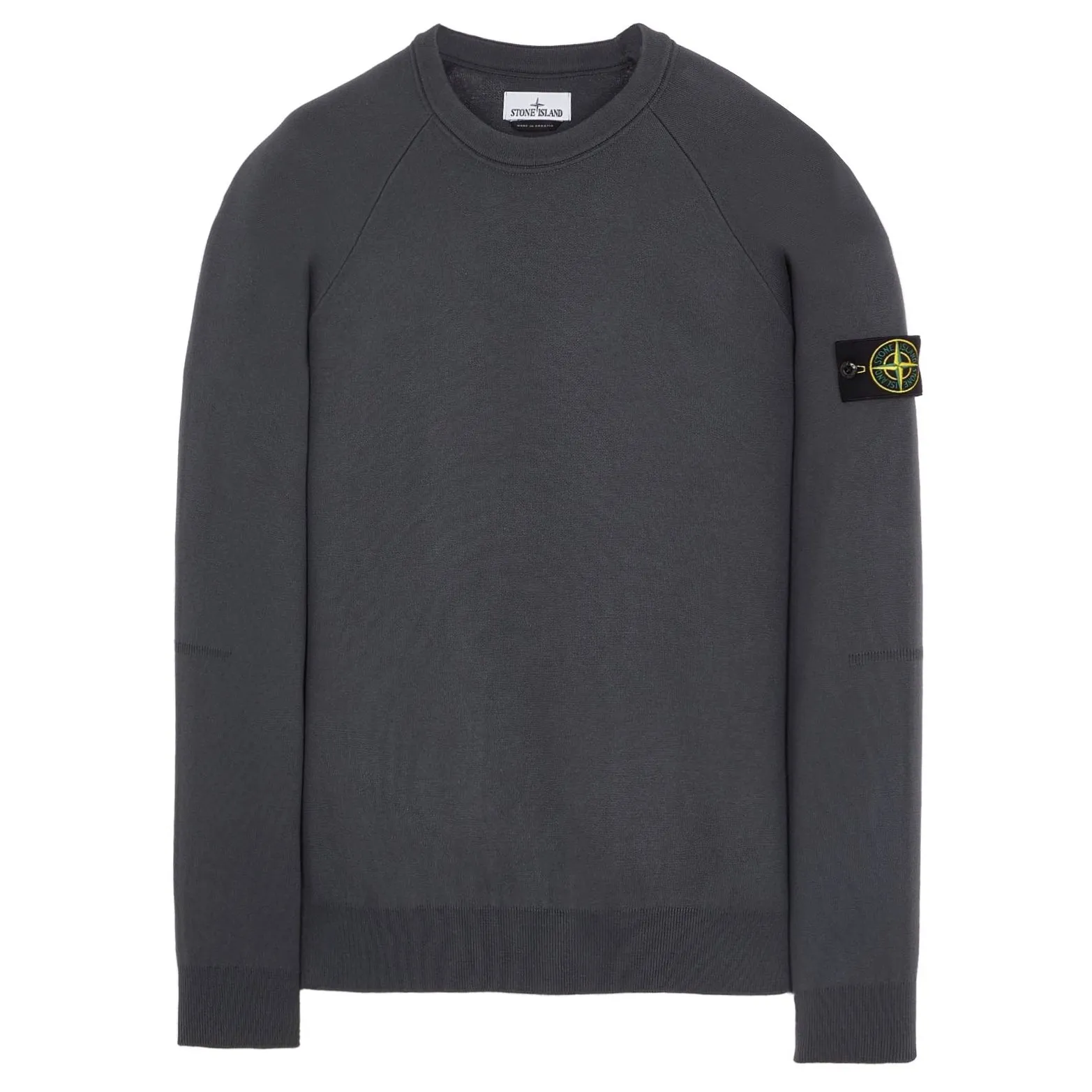 Crewneck Knit In Double-Face Soft Cotton
