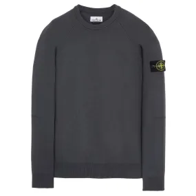 Crewneck Knit In Double-Face Soft Cotton
