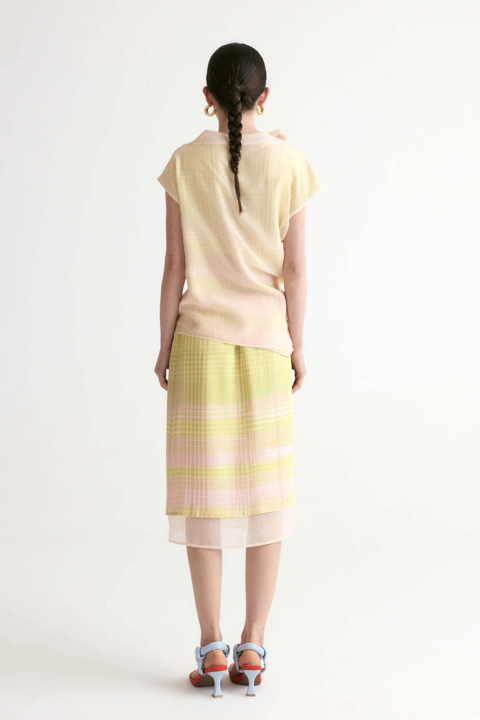 Daffodil Draped Layer Top
