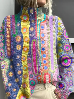 Daphne - Vibrant Knit Turtleneck Sweater