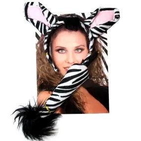 Deluxe Animal Dress Up Set - Zebra