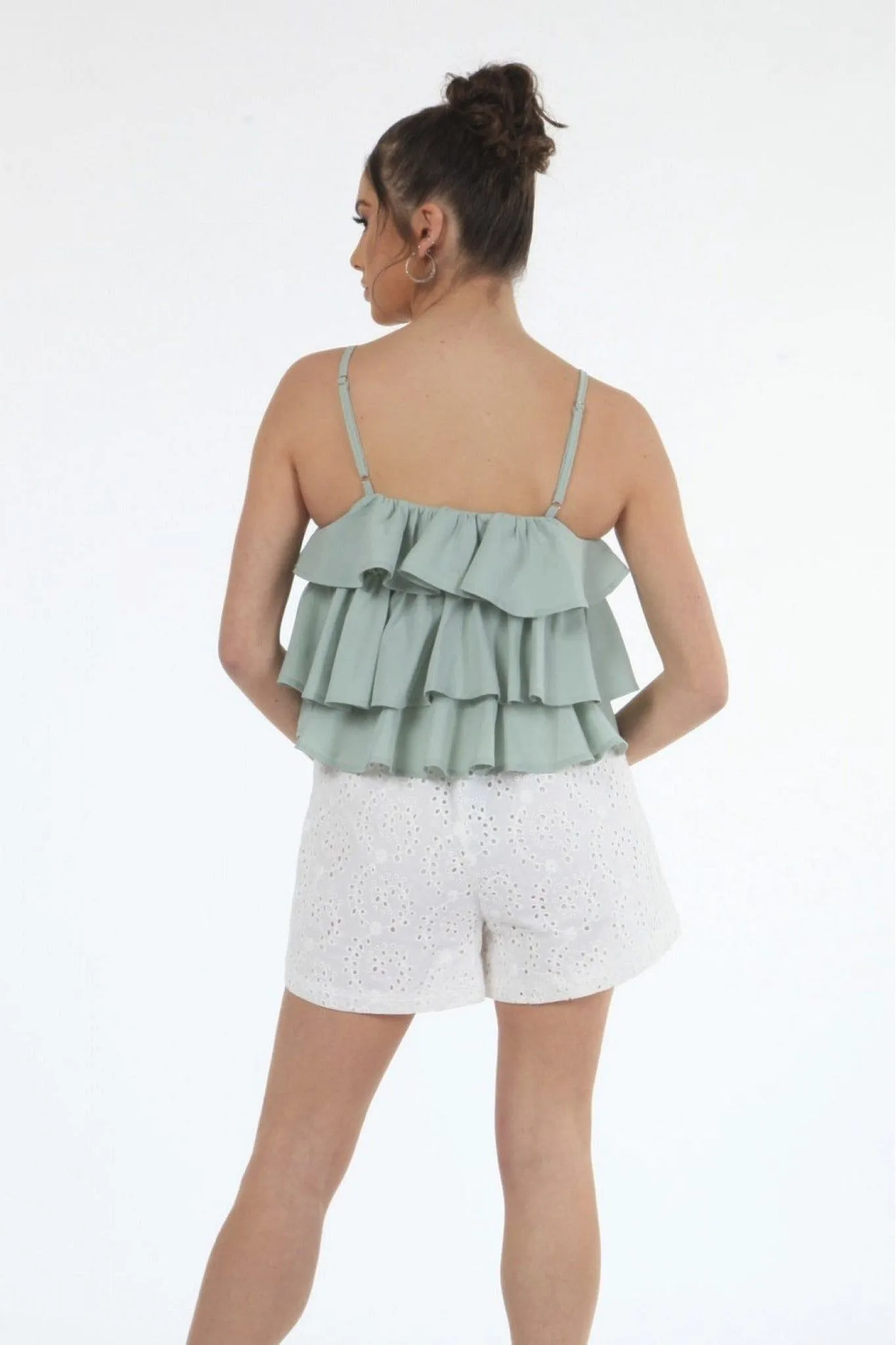 Double Second Sage Triple Layer Top