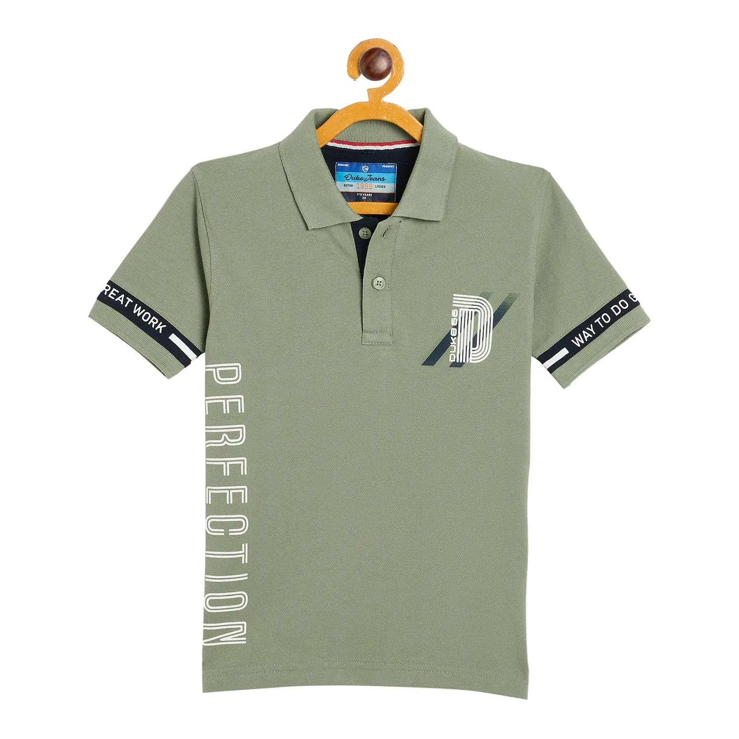 Duke Stardust Boys Half Sleeve Cotton T-Shirt (LF708)