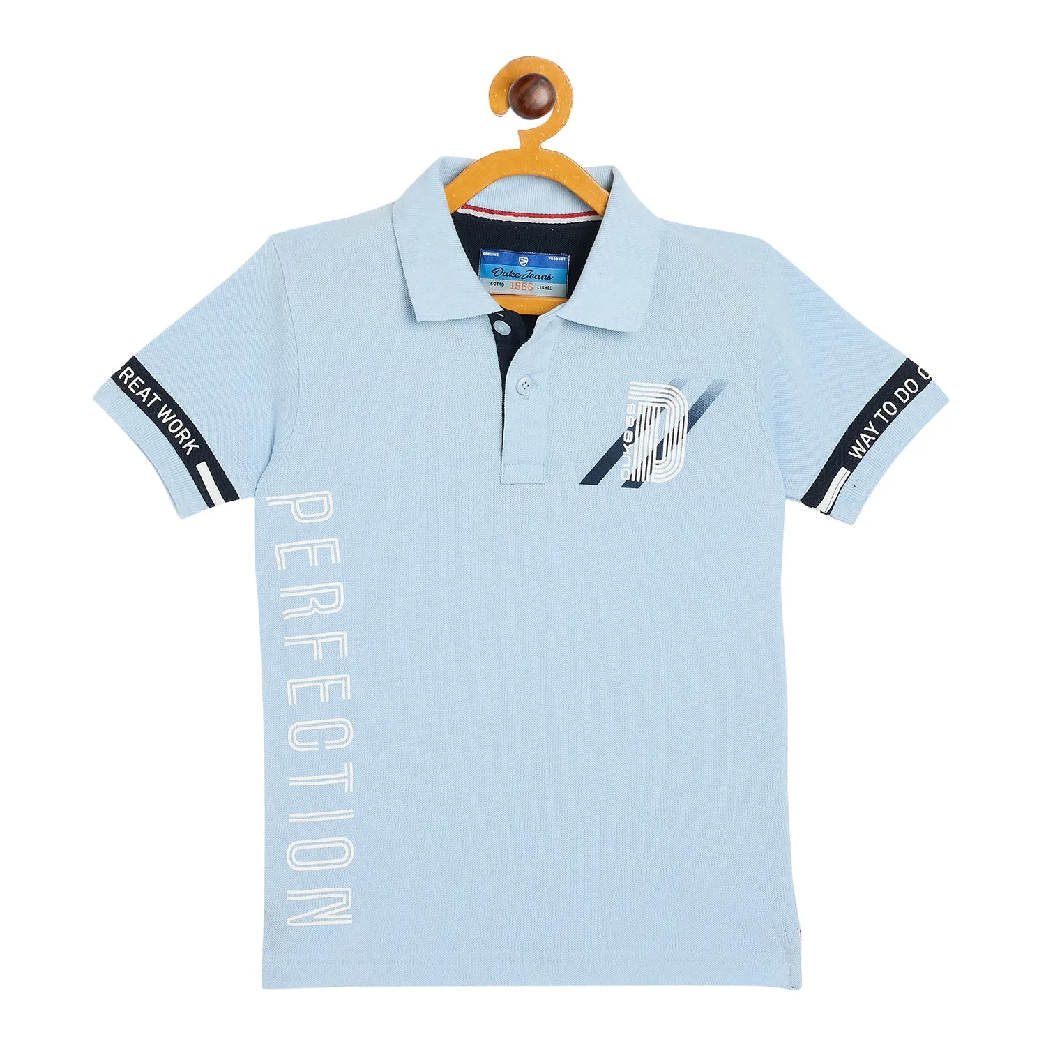 Duke Stardust Boys Half Sleeve Cotton T-Shirt (LF708)