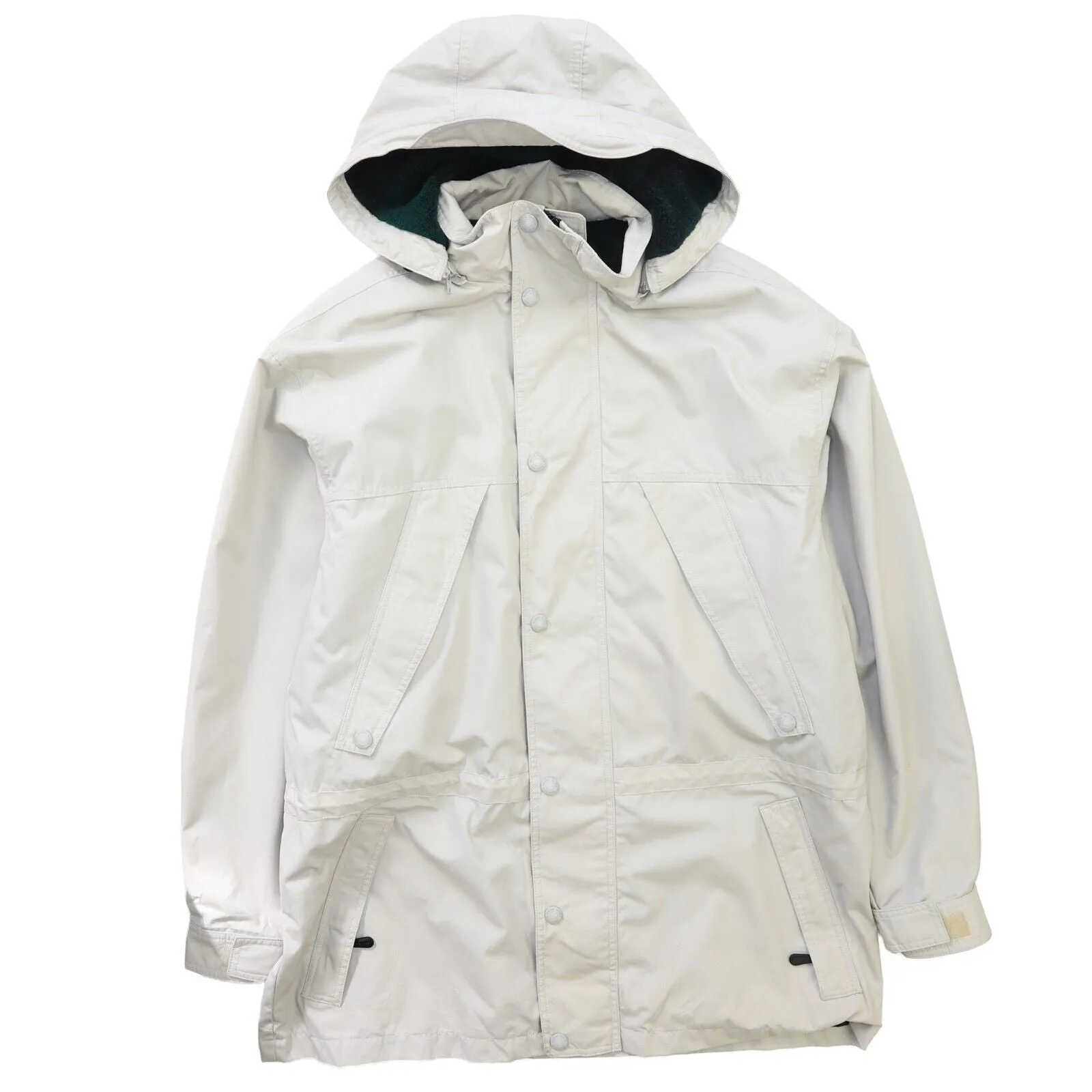 Eddie Bauer Parka Coat Jacket Size Large Fleece Lined