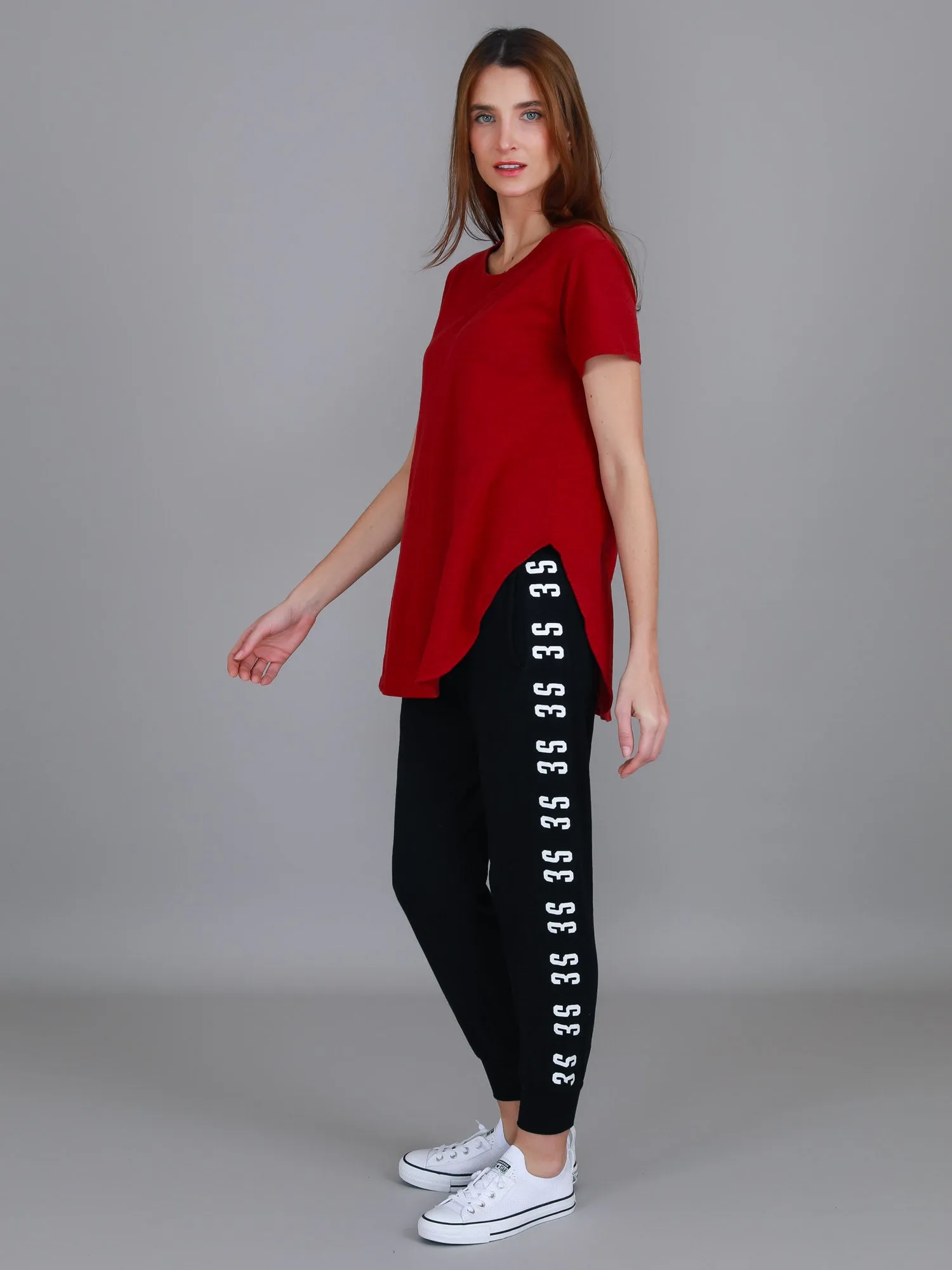 Elwood Curved Hem T Shirt