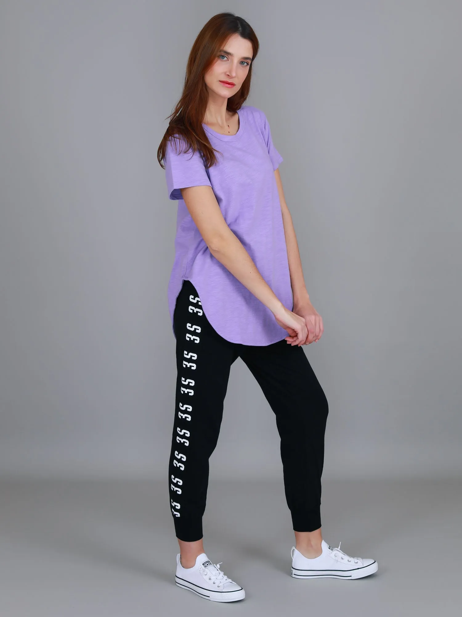 Elwood Curved Hem T Shirt