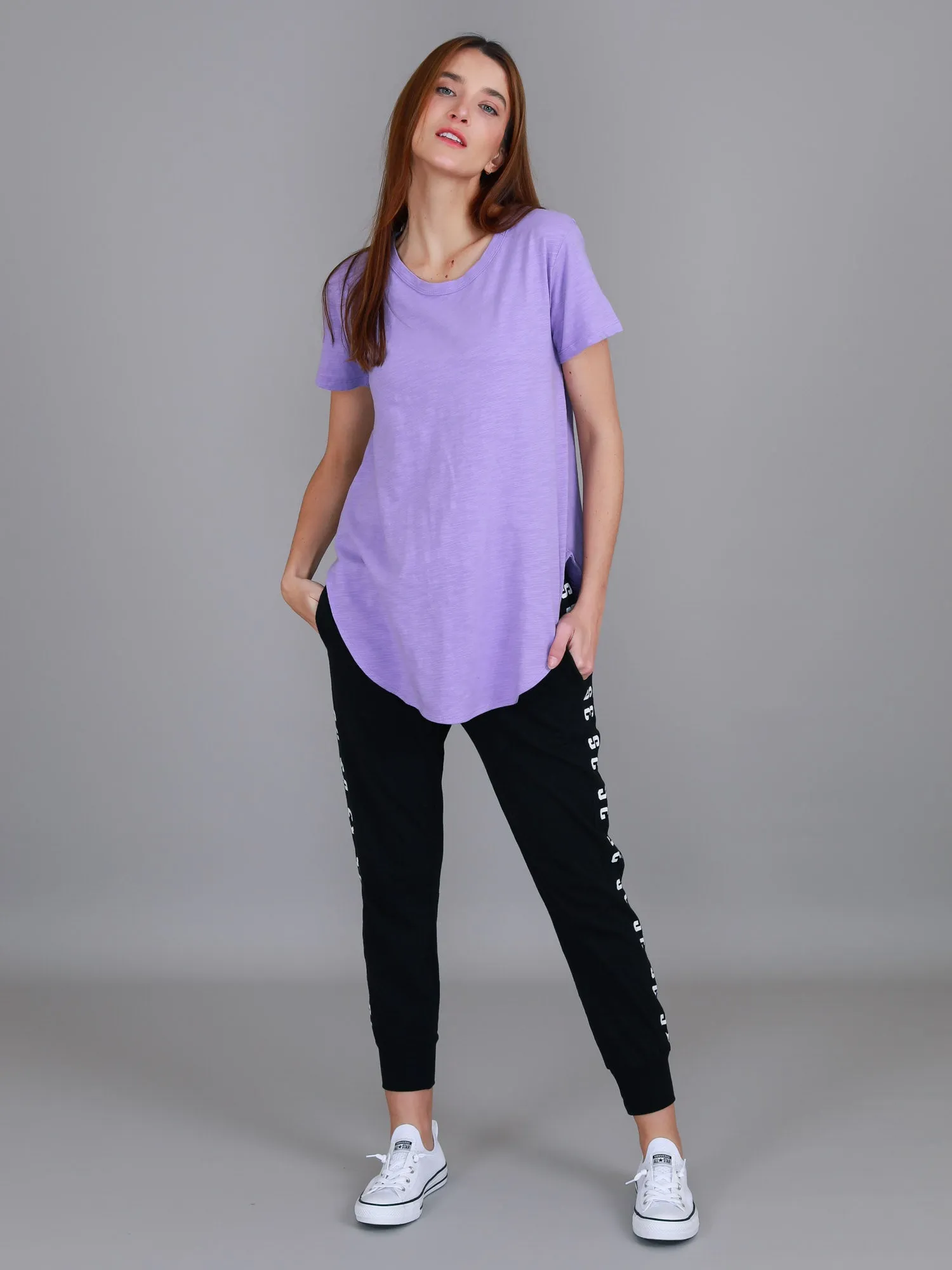 Elwood Curved Hem T Shirt