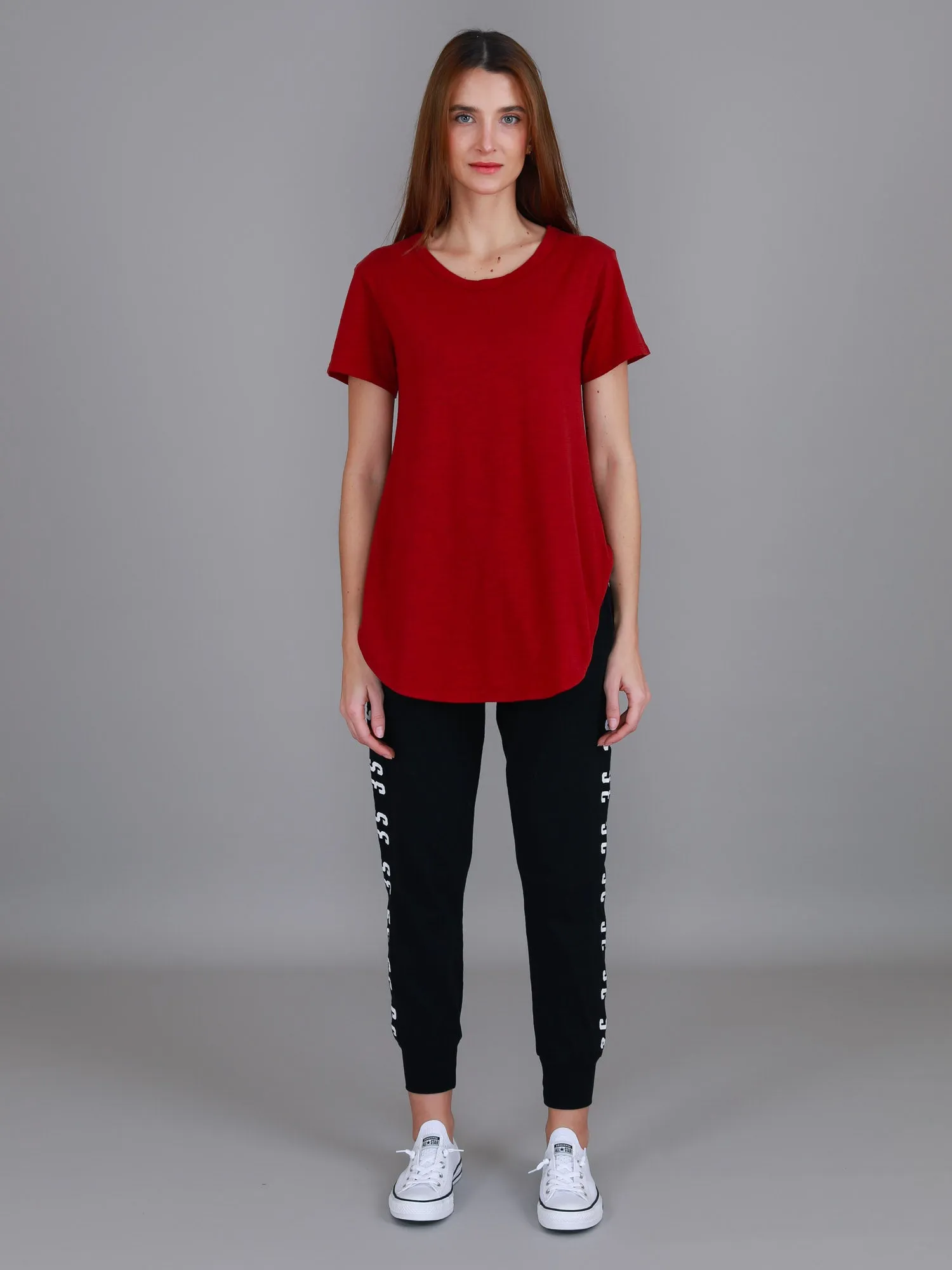 Elwood Curved Hem T Shirt
